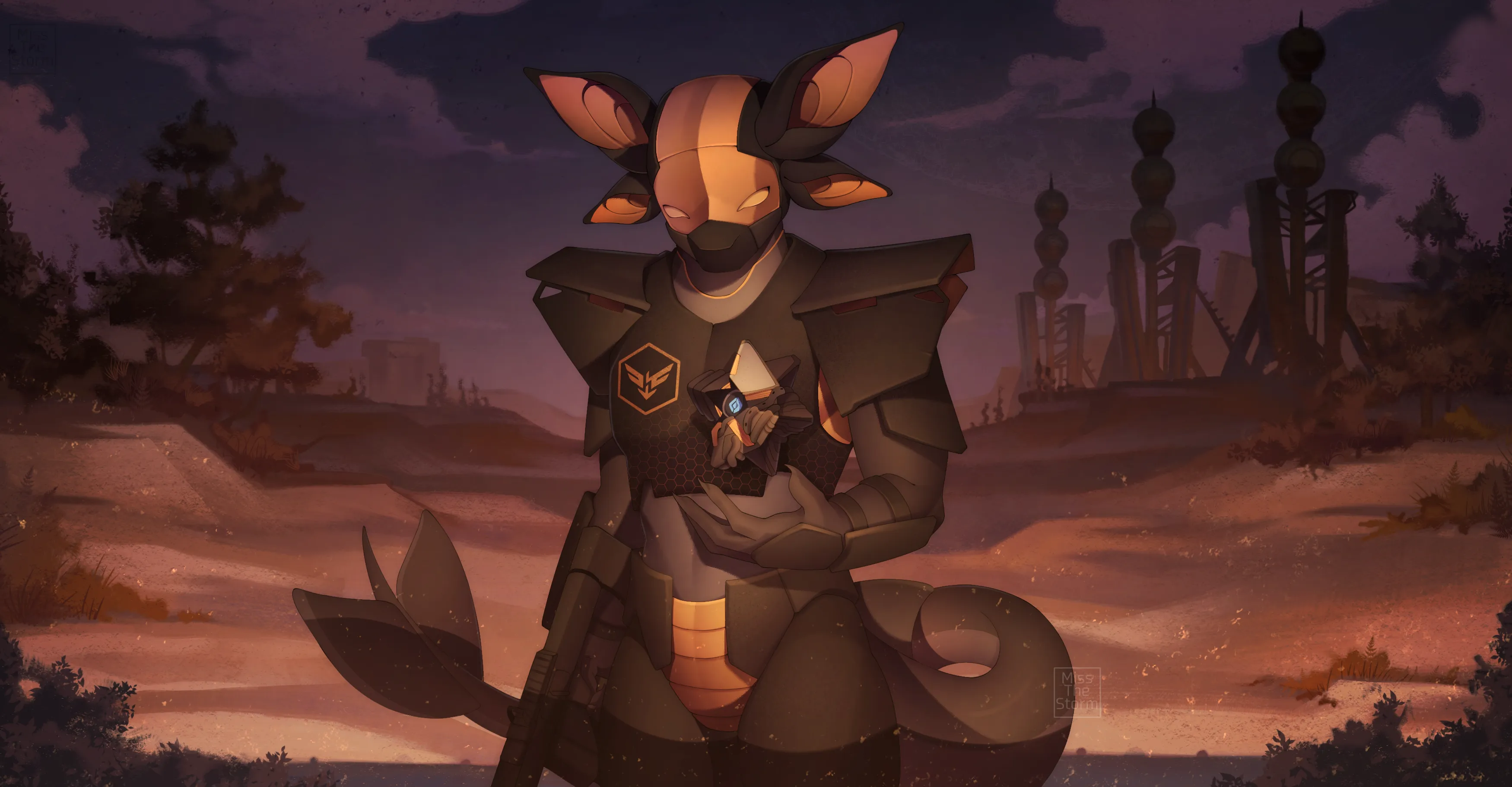 Ahti "Aker" Nuria drawing — Destiny 2 Crossover (non-cannon)