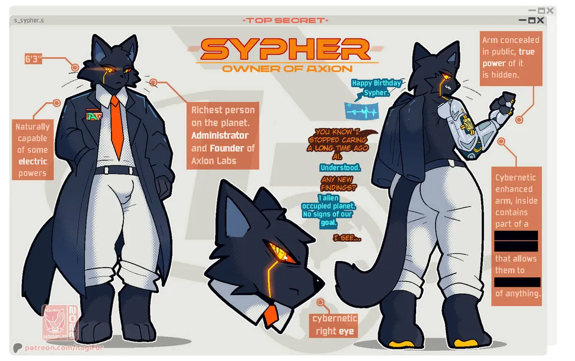Sypher drawing — Reference sheet