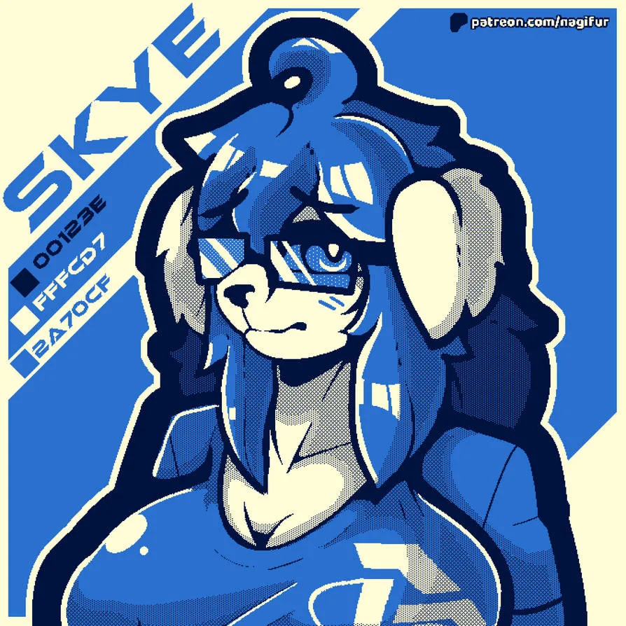 Skye drawing — Closeup